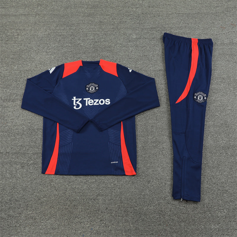 Survêtement bleu et orange Manchester United II