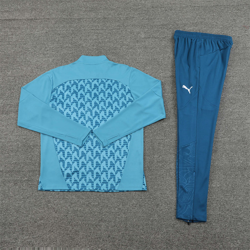 Survêtement Olympique de Marseille bleu et bleu clair