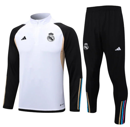 Real Madrid Black and White Chándal IV