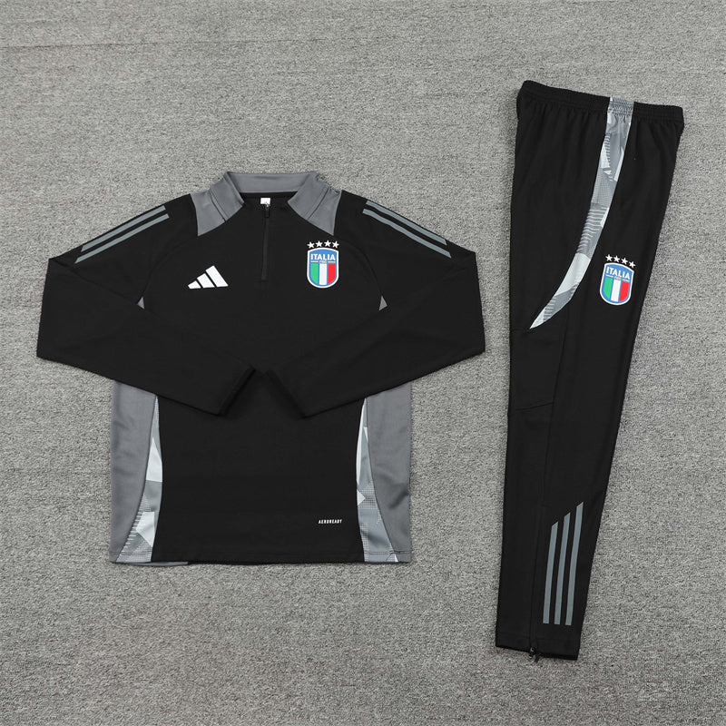 Survêtement noir et gris Italie