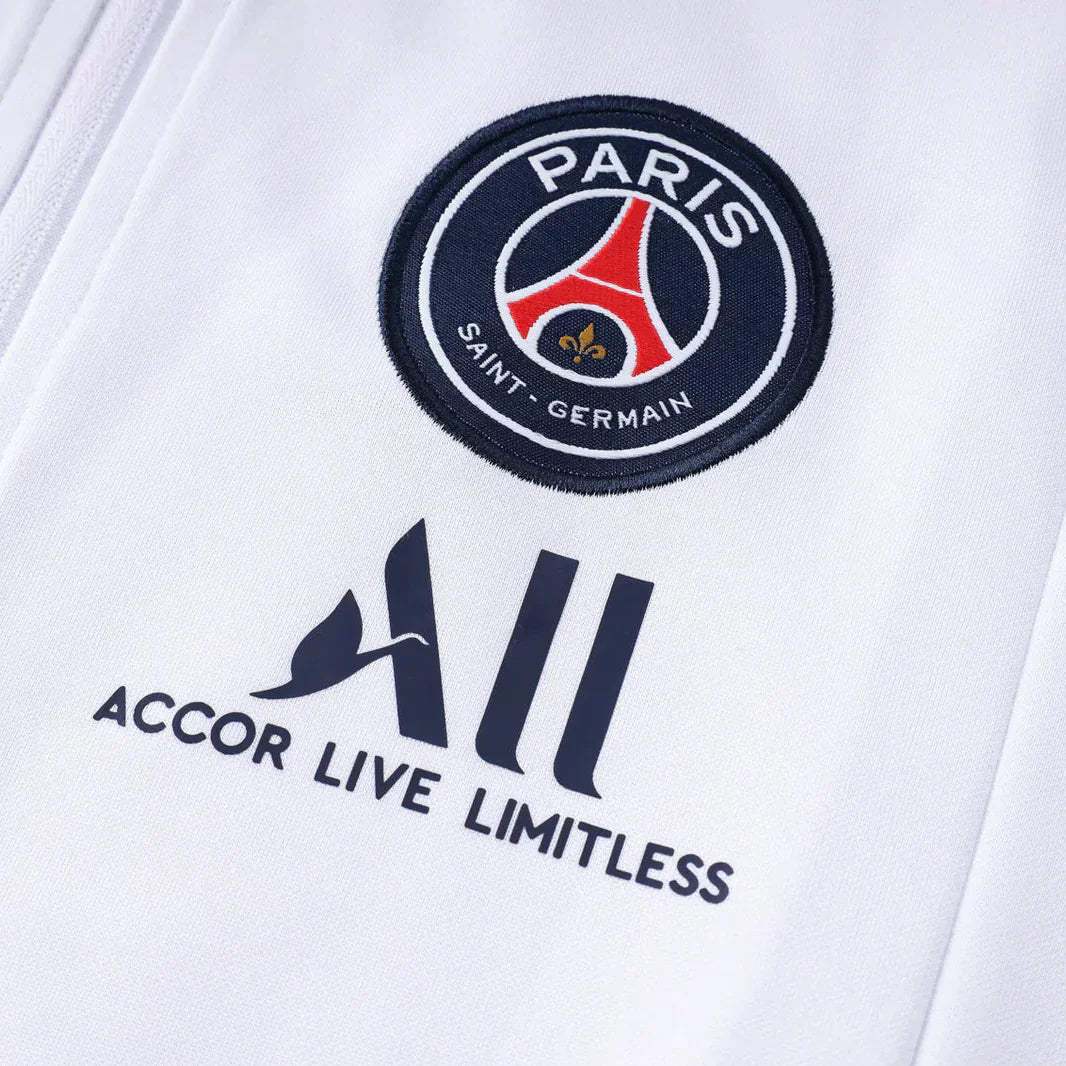PSG Paris Saint Germain White and Beige Chándal