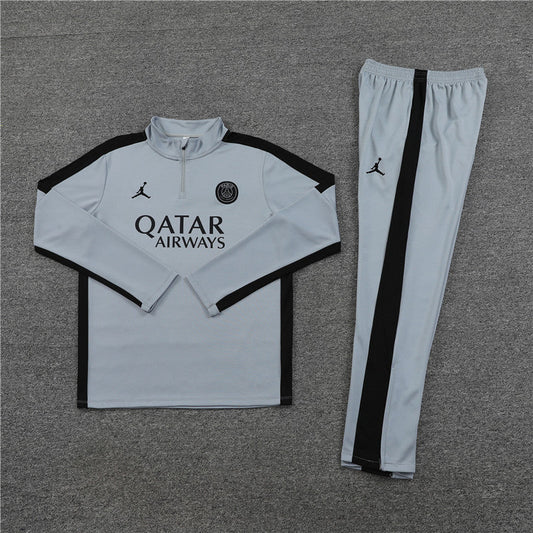 Survêtement PSG Paris Saint Germain Gris et Noir