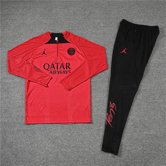 Survêtement PSG Paris Saint Germain Noir et Rouge II