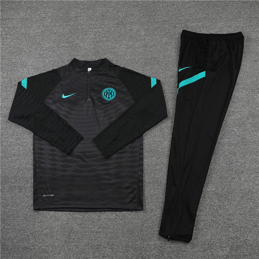 Survêtement noir et bleu de l'Inter Milan