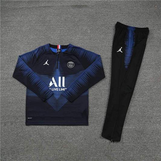Survêtement PSG Paris Saint Germain Noir et Bleu