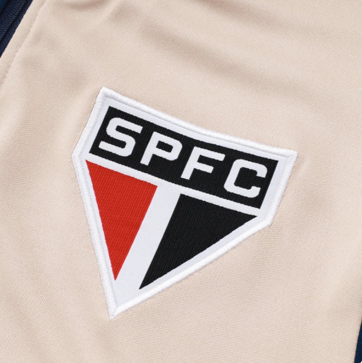 Survêtement Sao Paolo bleu foncé et beige