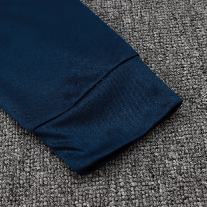 Survêtement Sao Paolo bleu foncé et beige