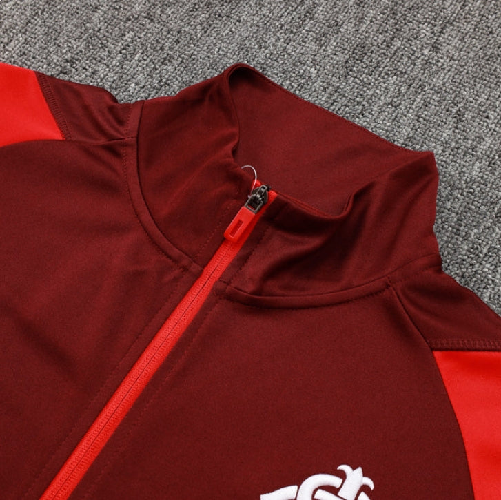 Survêtement SC International rouge foncé