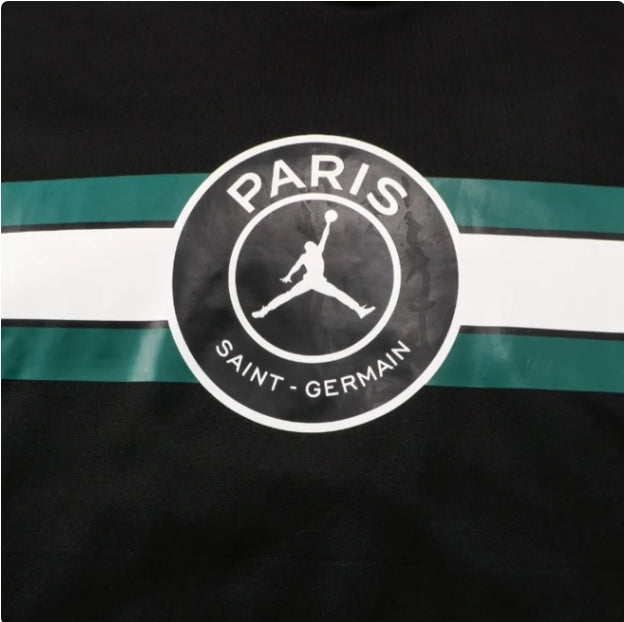 PSG Paris Saint Germain Noir et Blanc x Vert Foncé