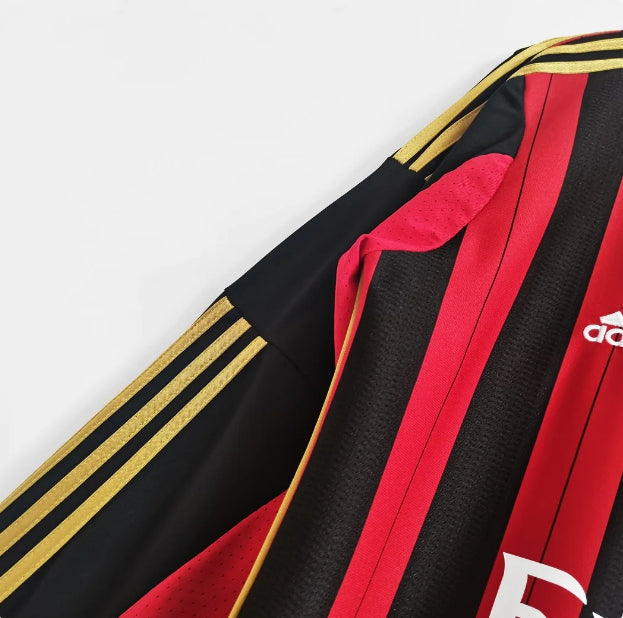 Maillot domicile à manches longues rétro AC Milan 2013-2014