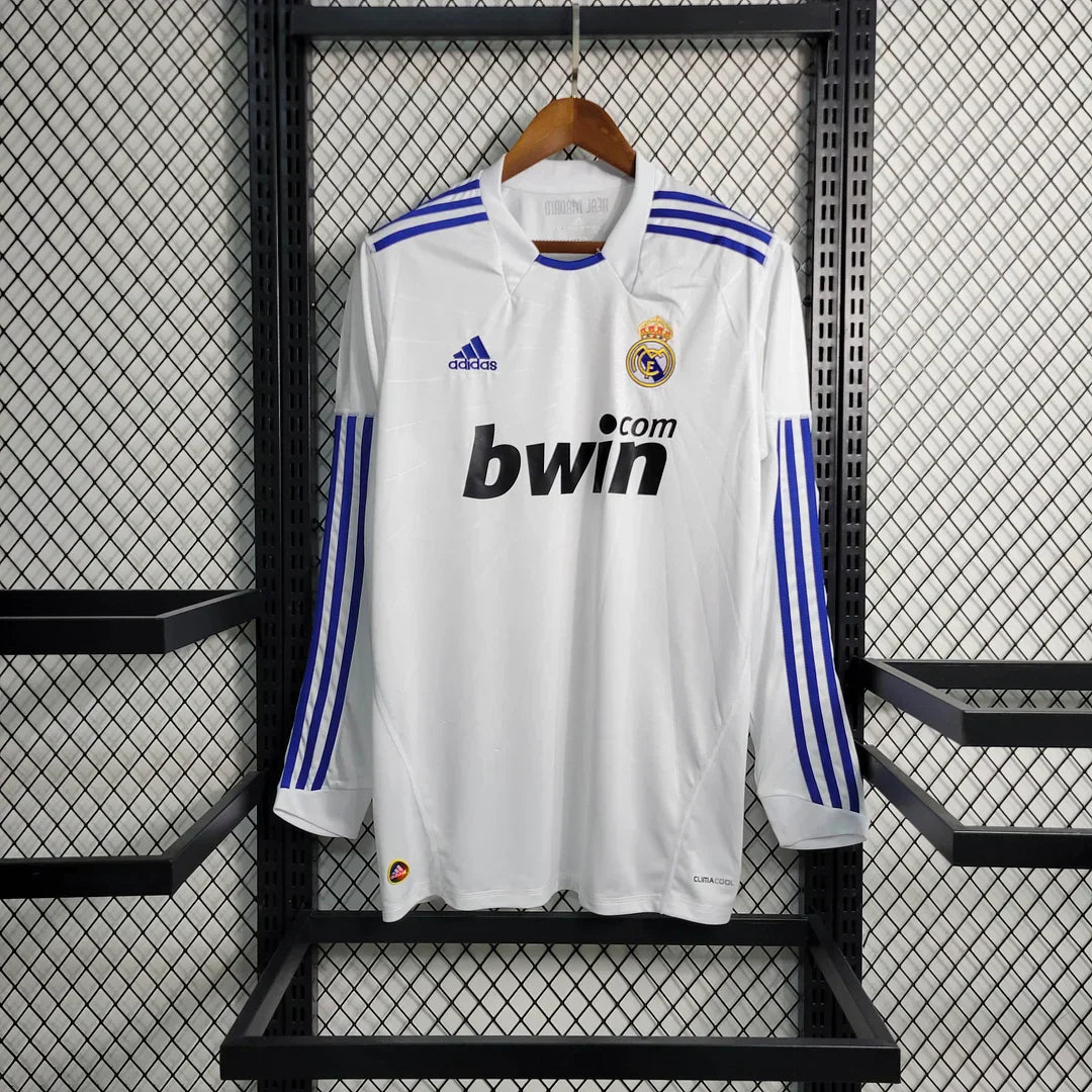 2010/2011 Retro Real Madrid Local Manga Larga