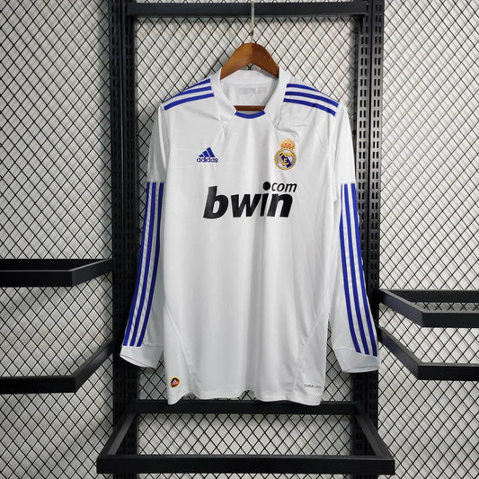 Maillot rétro à manches longues Real Madrid Domicile 2010/2011