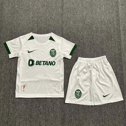 Maillot extérieur Sporting Lisbonne 2024-2025 pour enfant
