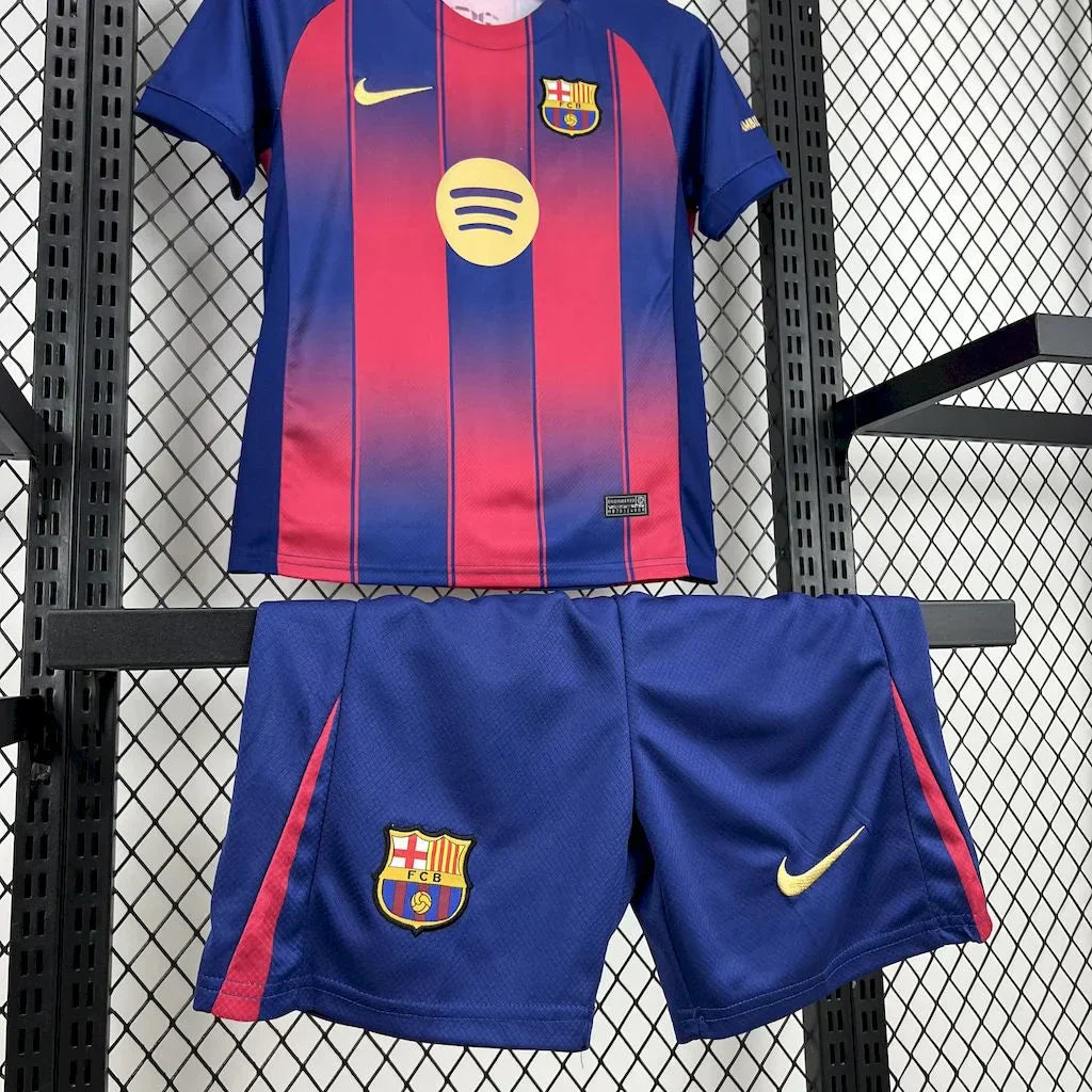 Maillot Domicile Barcelone 2025/2026 Taille Enfant