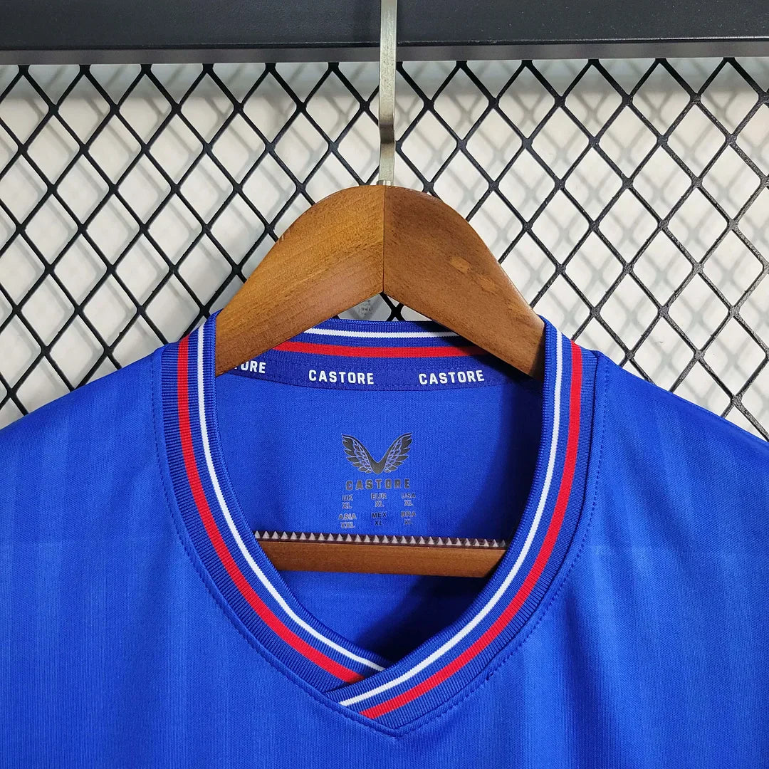 Maillot domicile des Rangers 2023/2024, taille enfant