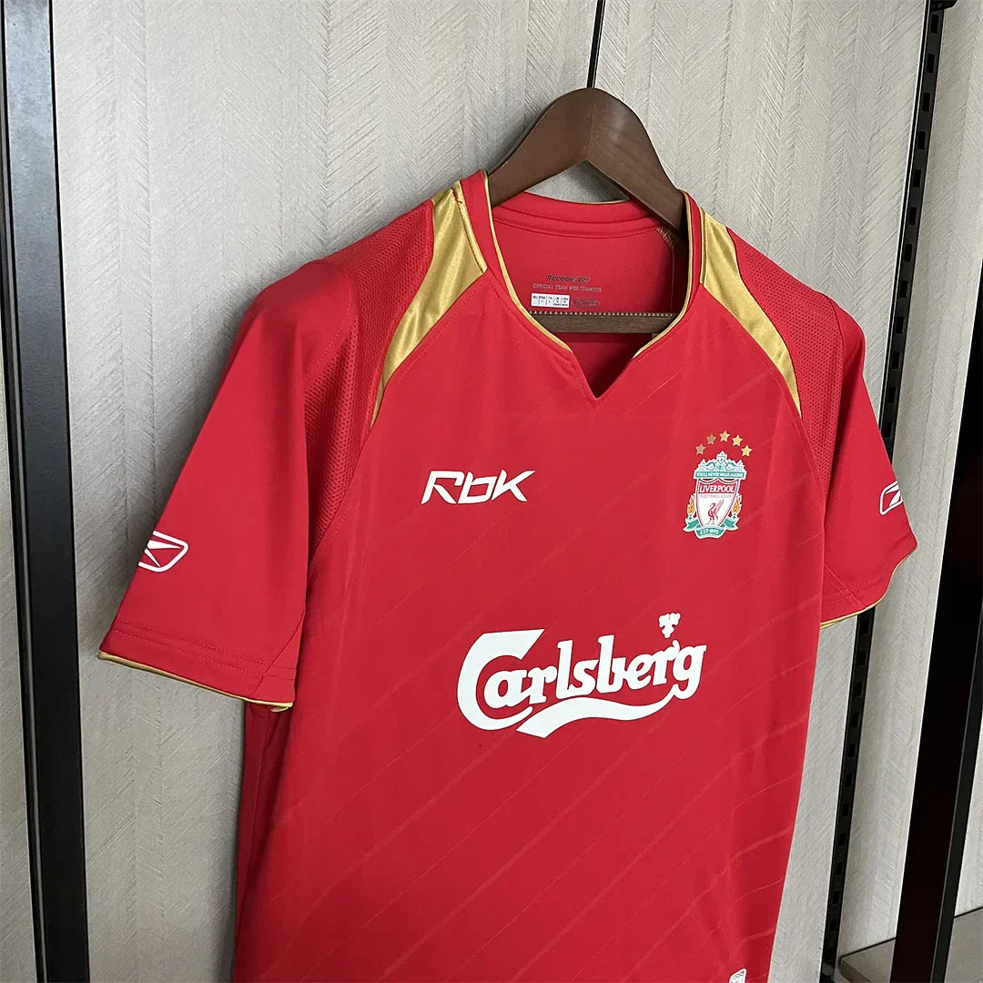 Maillot rétro Liverpool domicile 2005-2006