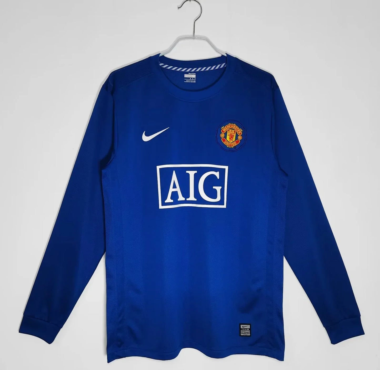 Maillot extérieur rétro à manches longues Manchester United 2008-2009