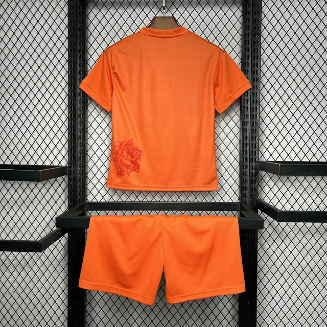 Maillot Real Madrid x Y3 2024/2025 4e édition Orange Taille Enfant
