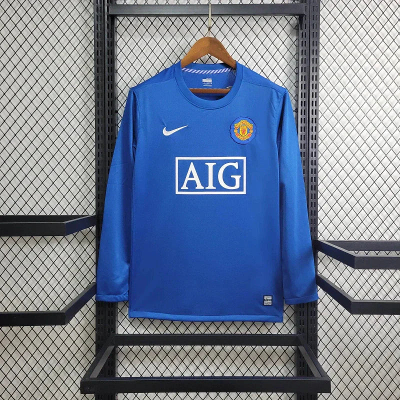 Maillot alternatif à manches longues rétro Manchester United 2008/2009