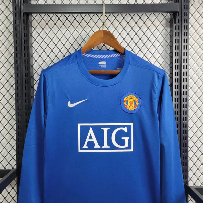 Maillot alternatif à manches longues rétro Manchester United 2008/2009