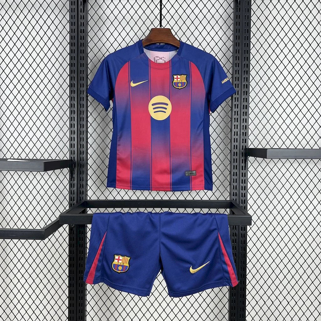 Maillot Domicile Barcelone 2025/2026 Taille Enfant