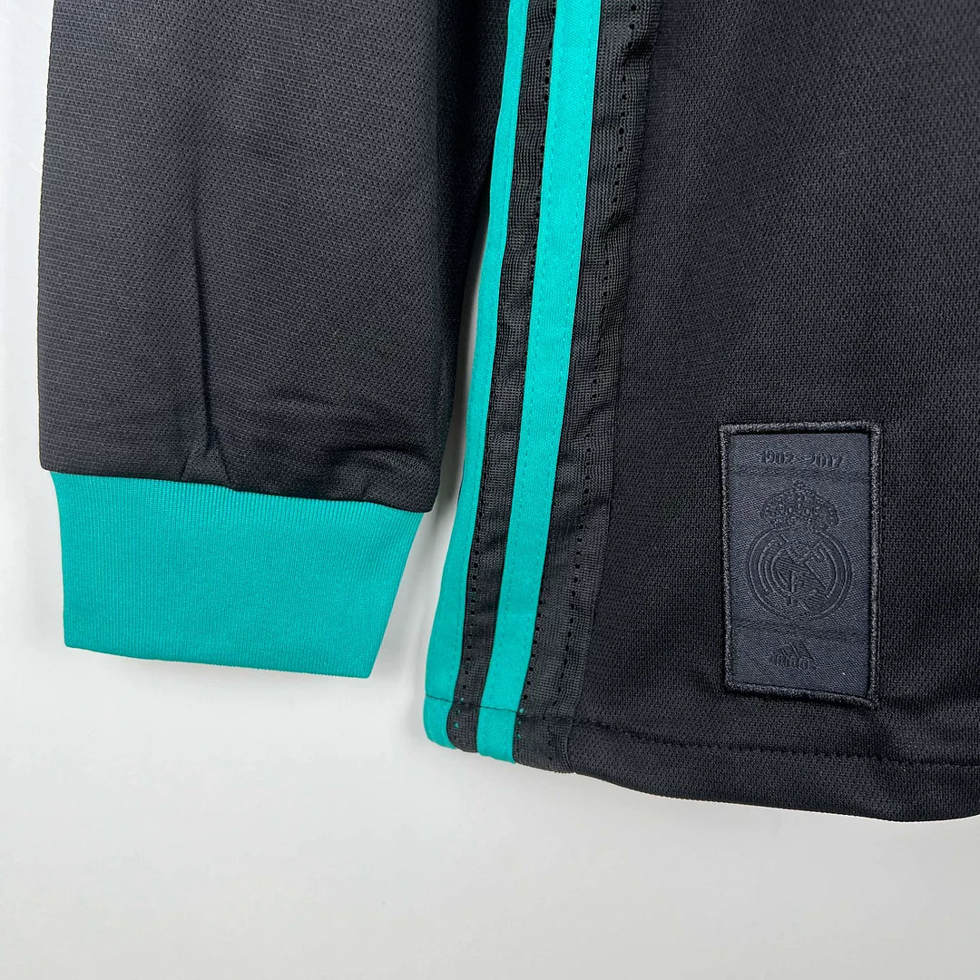 2017/2018 Retro Real Madrid Visitante Manga Larga