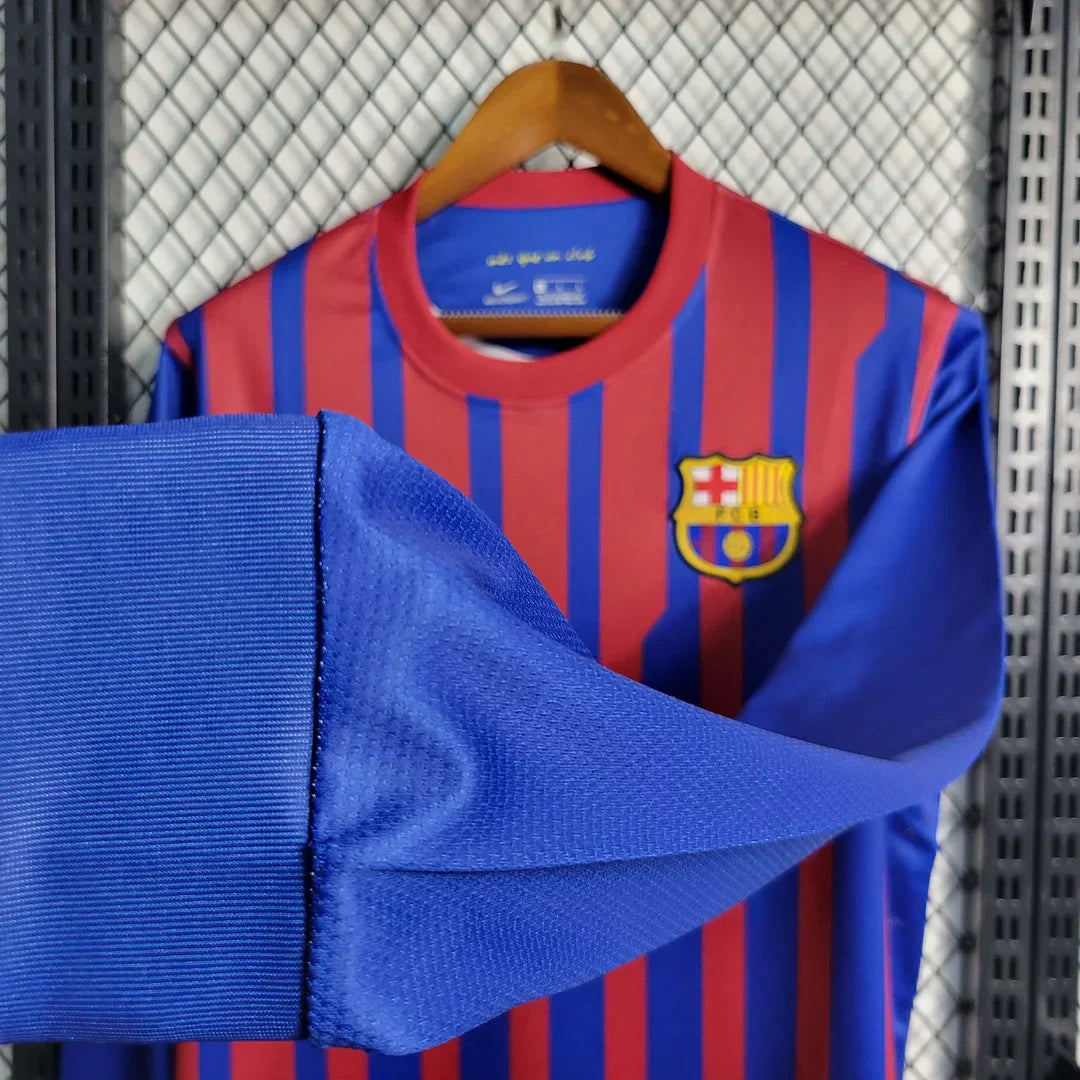 Maillot rétro Barcelone Domicile Manches Longues 2011-2012