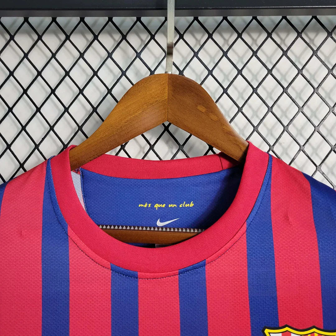 Maillot rétro Barcelone Domicile Manches Longues 2011-2012