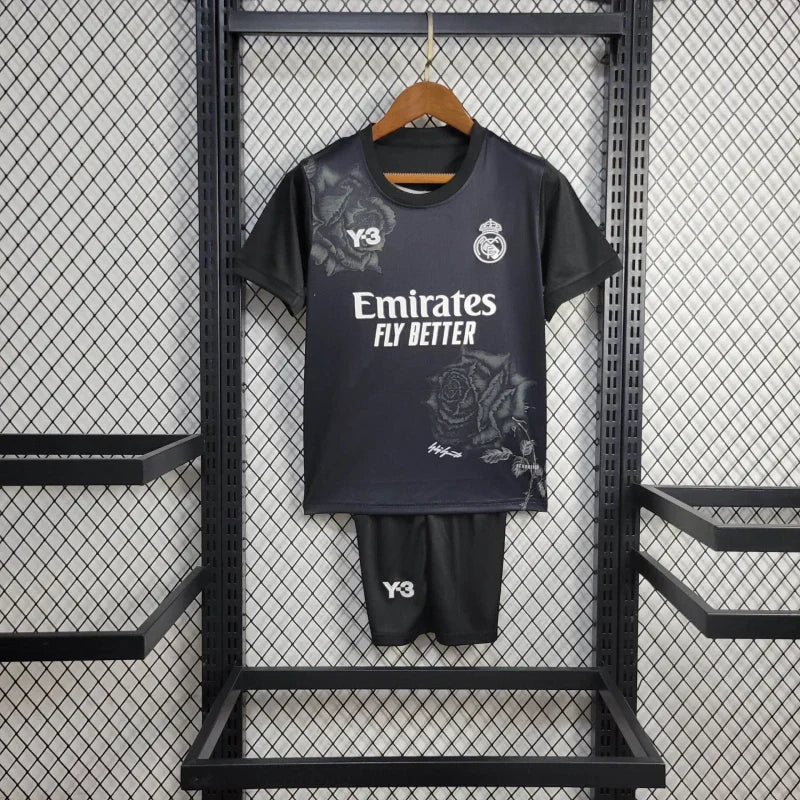 Maillot Real Madrid x Y3 2024/2025 4e édition Noir Taille Enfant