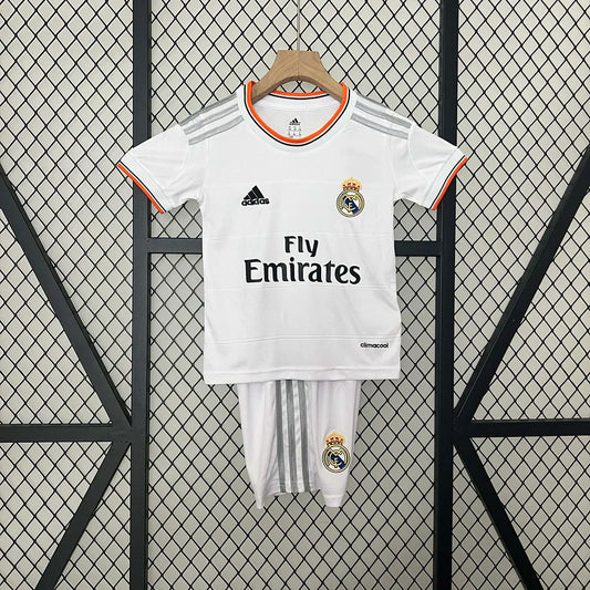 2013/2014 Retro Real Madrid Local Kit Talla Niño
