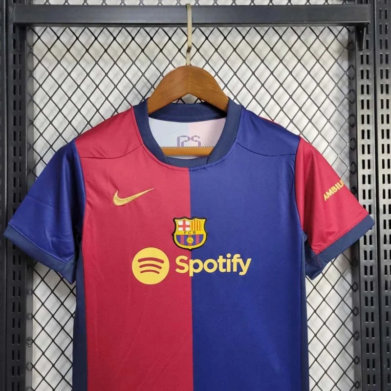 Maillot Domicile Barcelone 2024/2025 Taille Enfant