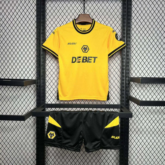 Maillot domicile Wolverhampton Wanderers 2024-2025 pour enfant