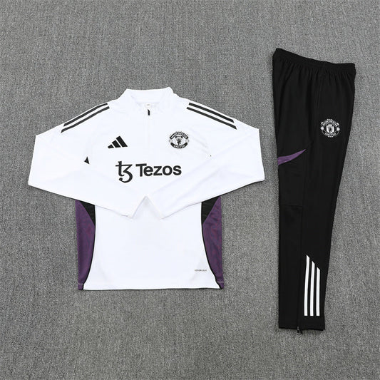 Survêtement blanc et noir de Manchester United