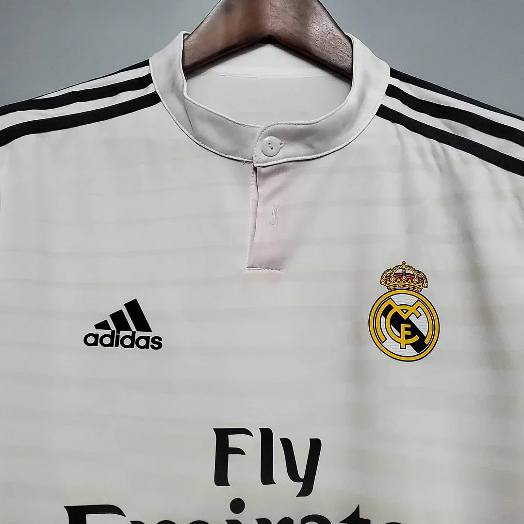 Maillot rétro à manches longues Real Madrid Domicile 2014/2015