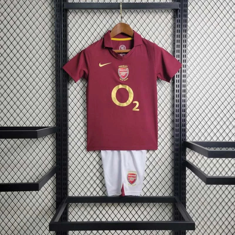 Maillot domicile Arsenal 2005-2006 taille enfant