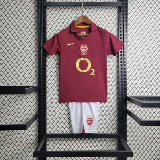 Maillot domicile Arsenal 2005-2006 taille enfant
