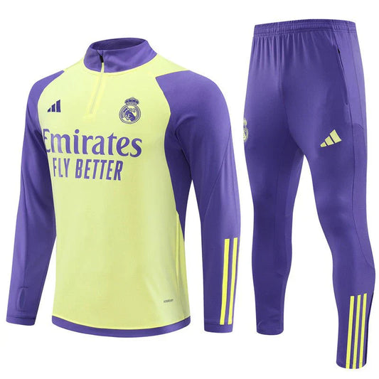 Real Madrid Yellow and Purple Chándal