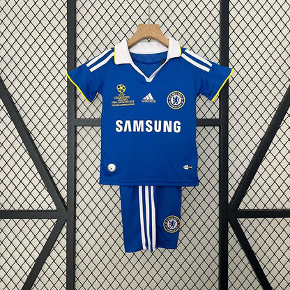 Maillot rétro Chelsea Finale de la Ligue des champions 2008-2009 à domicile, taille enfant