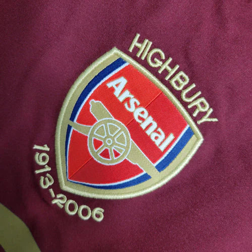 Maillot domicile rétro Arsenal 2005-2006 à manches longues