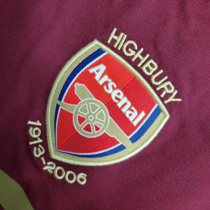 Maillot domicile rétro Arsenal 2005-2006 à manches longues