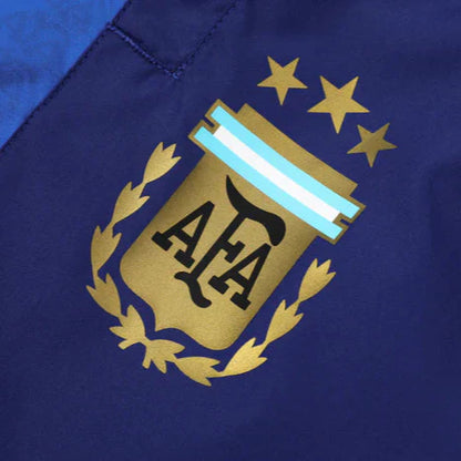 Argentina Blue and Dark Blue Windbreaker