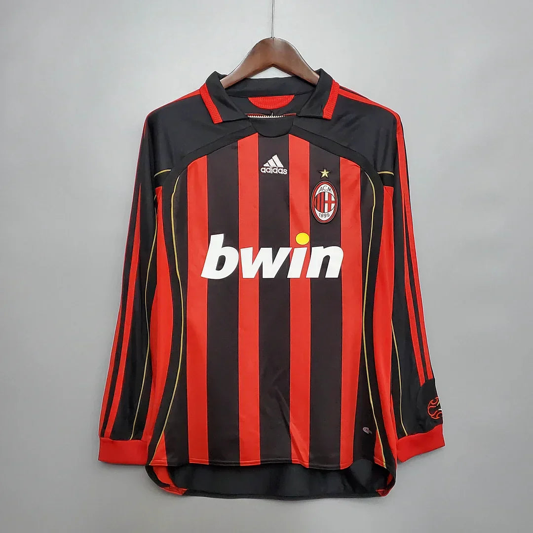 Maillot rétro à manches longues AC Milan Domicile 2006/2007