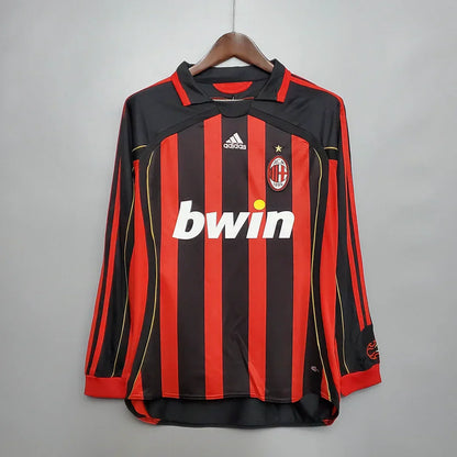 Maillot rétro à manches longues AC Milan Domicile 2006/2007