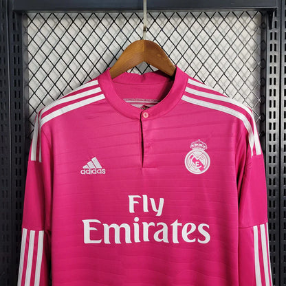 2014-2015 Retro Real Madrid Visitante Manga Larga