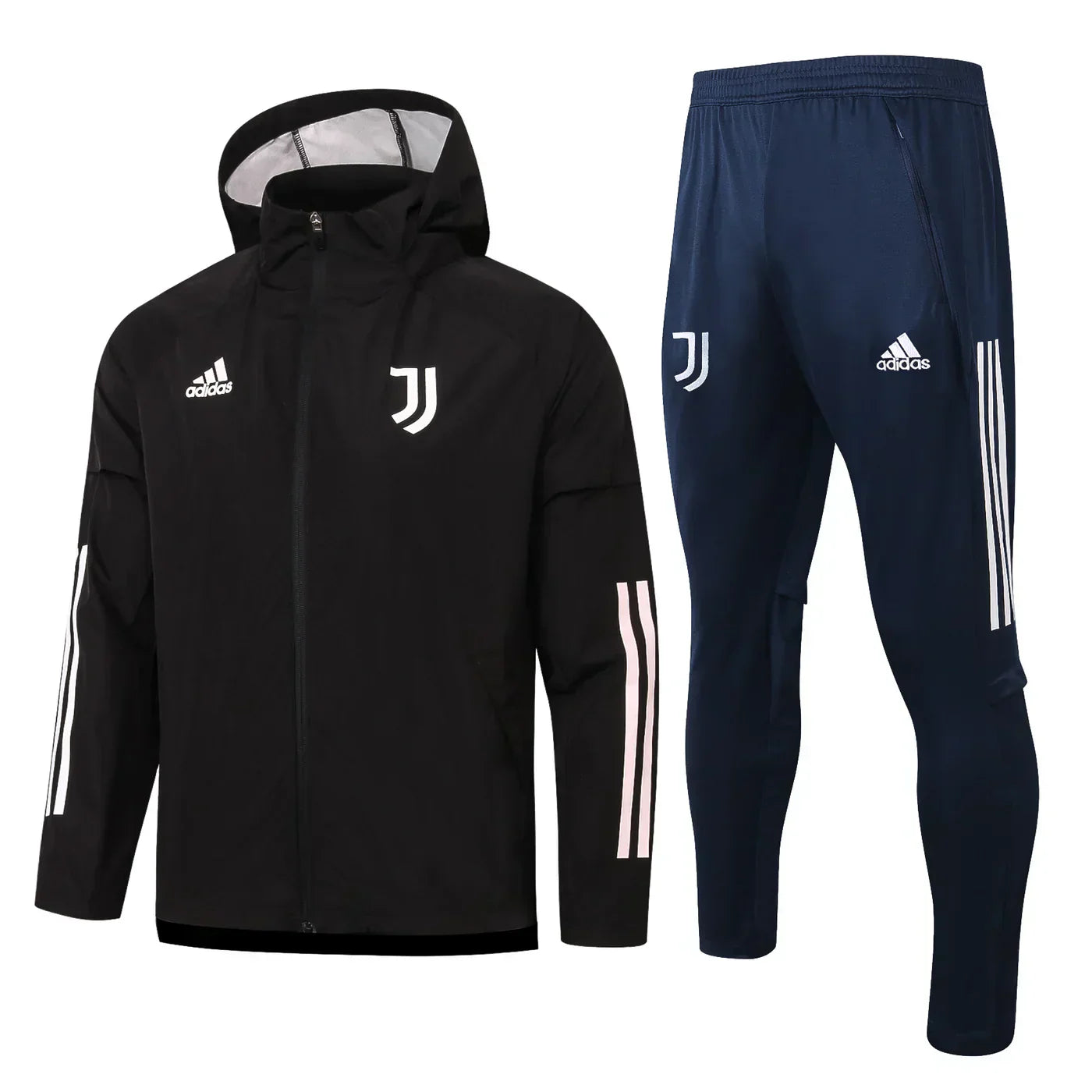 Juventus 2024/2025 Black and Blue Windbreaker