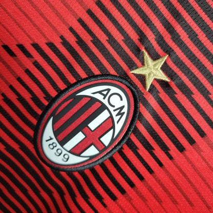 2023/2024 AC Milan Local Manga Larga