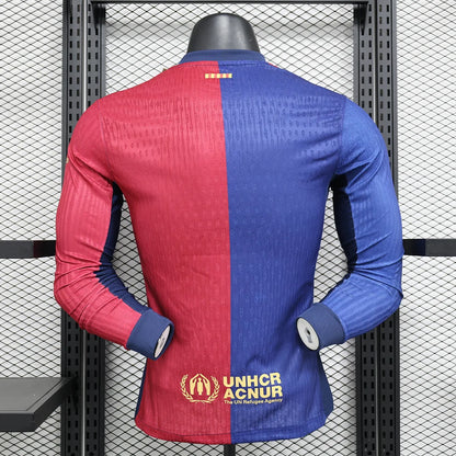 2024/2025 Barcelona Local Kit Manga Larga