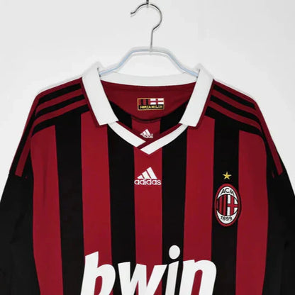 Maillot domicile rétro de l'AC Milan 2008-2009