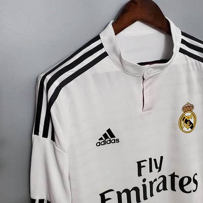 Maillot rétro à manches longues Real Madrid Domicile 2014/2015