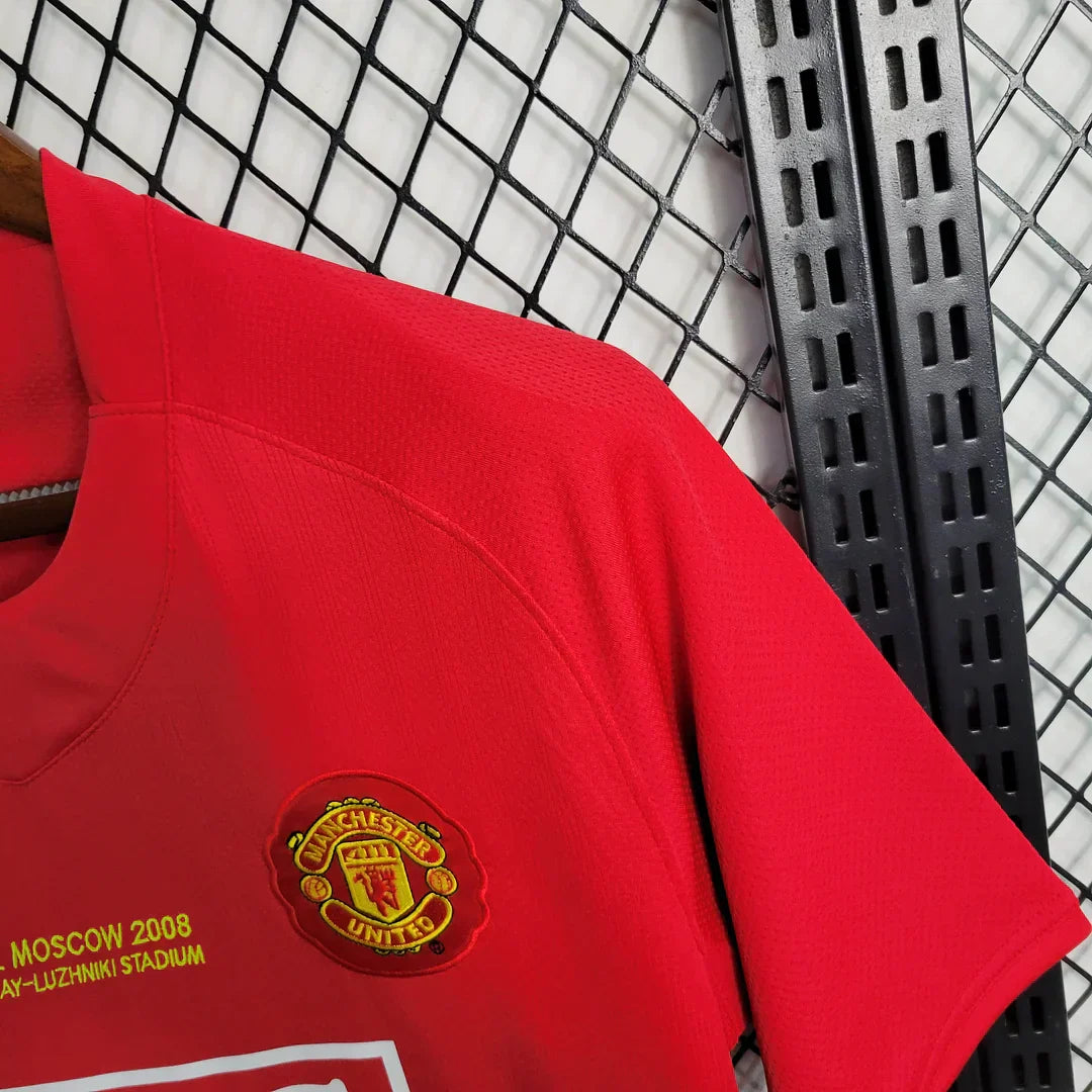 Maillot rétro domicile de Manchester United Ligue des champions 2007/2008